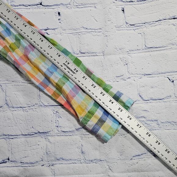 GANT Long Island Linen Regular Fit Button Shirt Preppy Rainbow Plaid MENS SZ XL - Picture 5 of 9